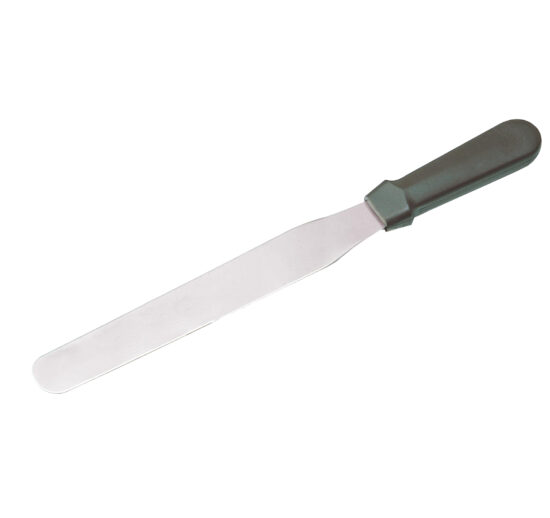PALETTE INOX AVEC MANCHE ABS NOIR PALETTE INOX L-205 MM