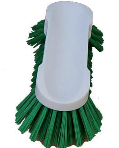 BROSSE TONNEAU PAPILLON 245 MM FIBRE POLYESTER COULEUR VERTE, SUPPORT POLYPROPYLENE
