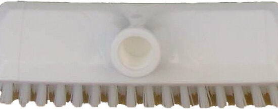 BALAI BROSSE 220 MM, FIBRE POLYESTER COULEUR BLANCHE, SUPPORT POLYPROPYLENE