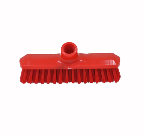 BALAI BROSSE 220 MM, FIBRE POLYESTER COULEUR ROUGE, SUPPORT POLYPROPYLENE