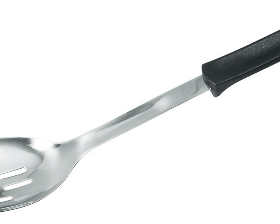 CUILLERE DE SERVICE INOX PERFOREE AVEC MANCHE POLYPROPYLENE