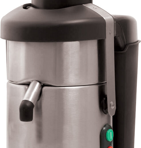 CENTRIFUGEUSE 120L/H, GOULOTTE 79 MM, EJECTION DE LA PULPE EN CONTINUE, CUVE INOX
