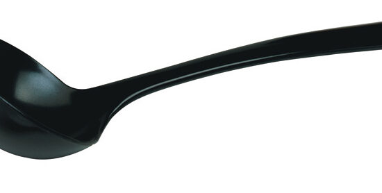 CUILLERE A SOUPE MELAMINE NOIRE