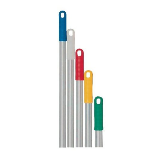 MANCHE EN ALUMINIUM RECOUVERT ABS D.25 MM COULEUR VERTE, VIS FRANCAISE