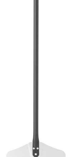 PELLE A ENFOURNER EN ALUMINIUM ANODISE PALETTE CARREE PLEINE 305X305, MANCHE L-1015MM