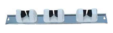 PORTE OUTILS INOX L-500 MM, POUR 3 MANCHES D.9 A 35 MM