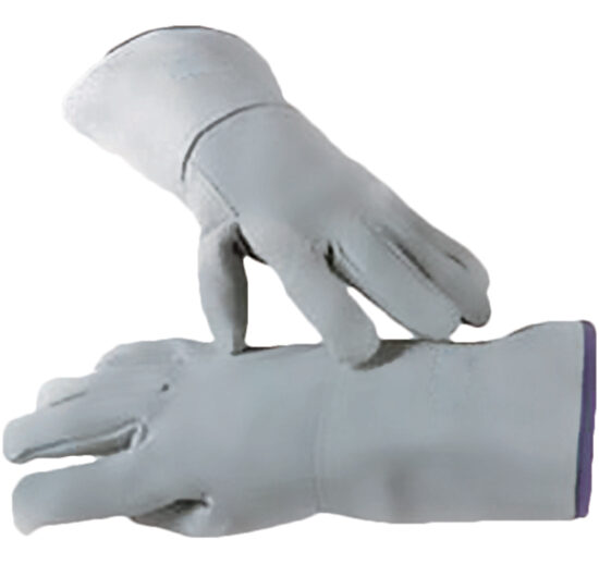 PAIRE DE GANTS DE PROTECTION THERMIQUE 300°C, 5 DOIGTS, AVEC MANCHETTE L-150 MM