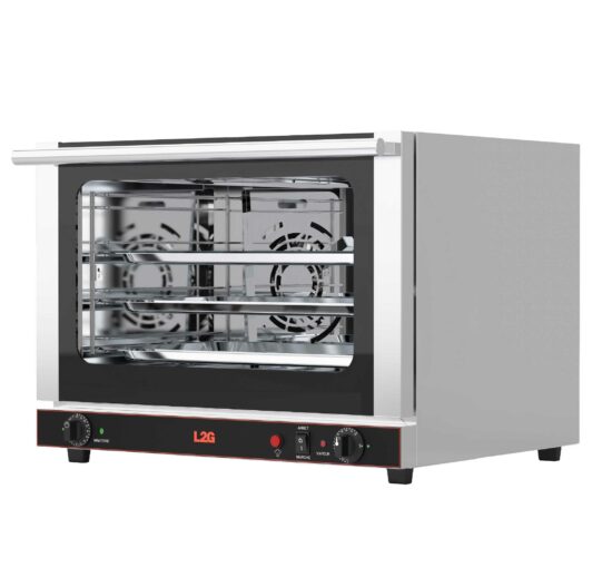 FOUR ELECTRIQUE A CONVECTION 4 NIVEAUX GN1/1 AVEC HUMIDIFICATEUR, TIMER 120 MIN, ECLAIRAGE, 65L