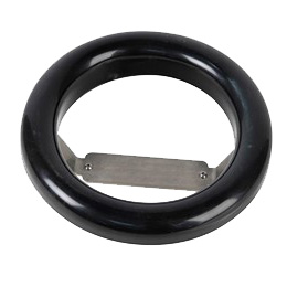 TVO AVEC AIMANT SEMI-OUVERT, COLLERETTE NOIRE ENCASTREMENT Ø201 MM / EXT. Ø235 MM / INT. Ø168 MM