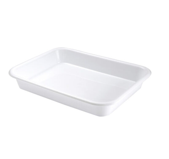 BAC A PATONS RECTANGLE 10 LITRES OU 6 KG DE PATE EN PEHD, COULEUR BLANCHE