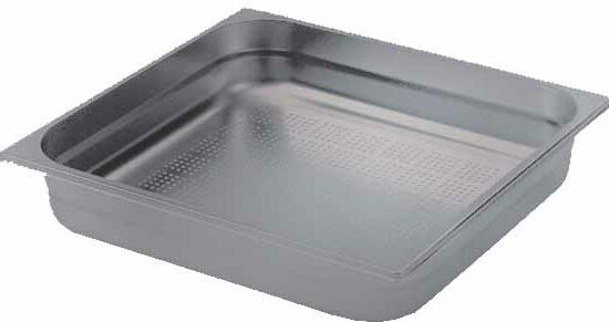 BAC GASTRO INOX GN2/3 PR.100MM PERFORE