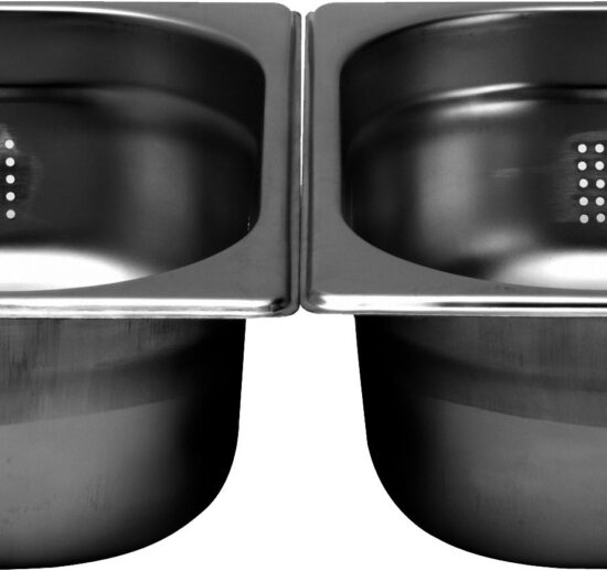 BAC GASTRO INOX GN1/2 PR.100MM PERFORE