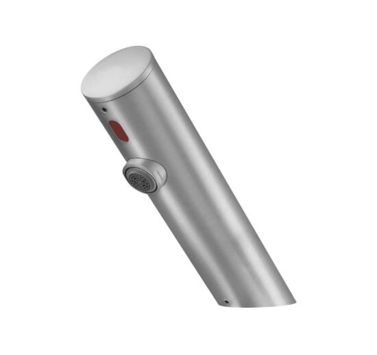 ROBINET ELECTRONIQUE INOX, EAU FROIDE SUR BATTERIE (4X1.5V AA) + SECTEUR (230V MONO)