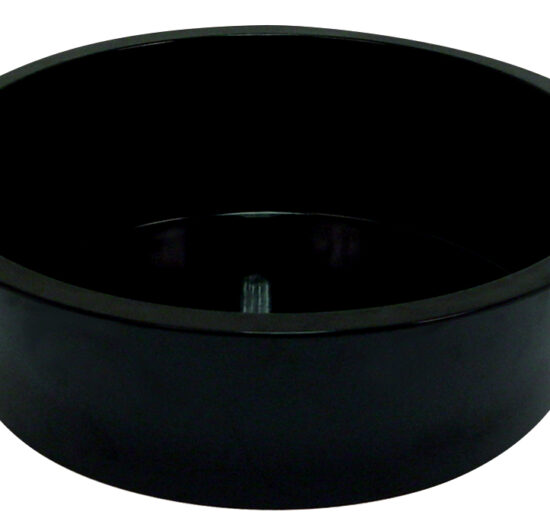 BAC ROND MELAMINE COULEUR NOIRE 4.5L Ø307XH-90