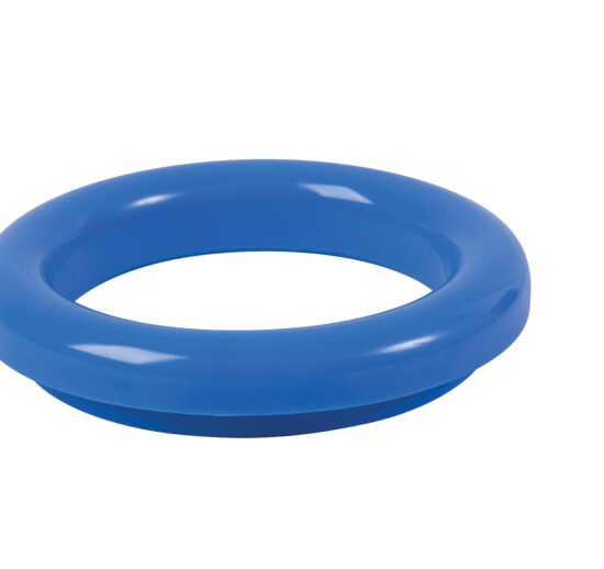 COLLERETTE PVC BLEU (RAL 5015) POUR TVO ENCASTREMENT Ø201 MM / EXT. Ø235 MM / INT. Ø167 MM