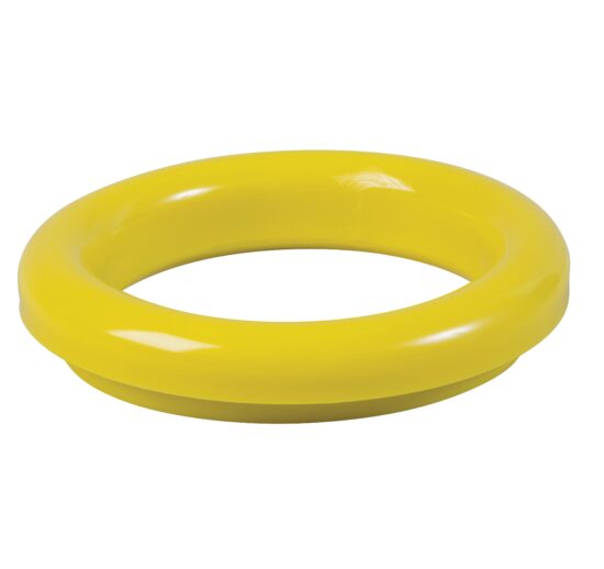 COLLERETTE PVC JAUNE (RAL 1016) POUR TVO ENCASTREMENT Ø201 MM / EXT. Ø235 MM / INT. Ø167 MM