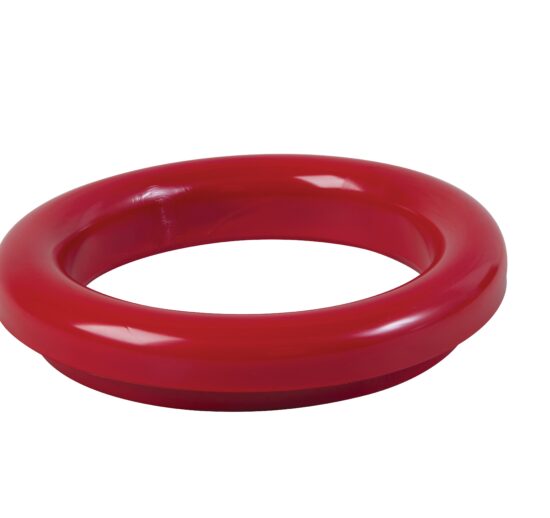 COLLERETTE PVC ROUGE (RAL 3020) POUR TVO ENCASTREMENT Ø201 MM / EXT. Ø235 MM / INT. Ø167 MM