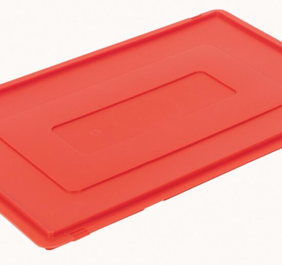 COUVERCLE POUR BAC DE MANUTENTION 600X400 MM COULEUR ROUGE