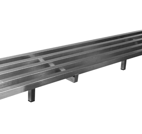ETAGERE MURALE INOX 304 TUBULAIRE CONSOLES FIXES,