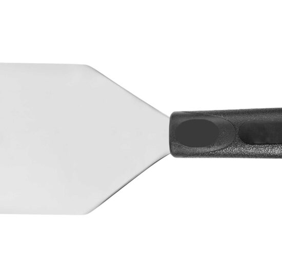 PELLE A PLANCHA INOX L-300 MM, MANCHE POLYPROPYLENE NOIR