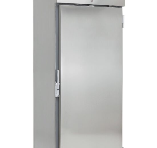 ARMOIRE REFRIGEREE INOX 1 PORTE -2/+8°C CL5 GROUPE LOGE POUR ECHELLES 600X400 OU GN1/1 OU