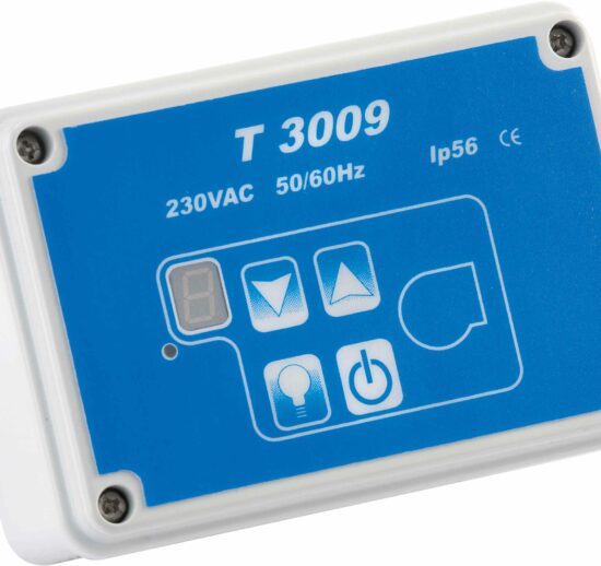 HOTTE MURALE BIZEAUTEE, 2 FILTRES, 1000M3/H AVEC ECLAIRAGE 18W GAINE 240X220MM AU DESSUS AU CENTRE
