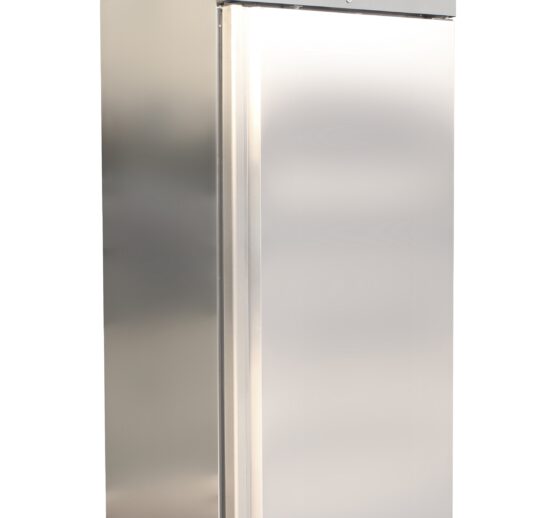 ARMOIRE REFRIGEREE INOX A ECONOMIE D'ENERGIE 600L -2°C/+8°C, CLASSE 5, 1 PORTE PLEINE