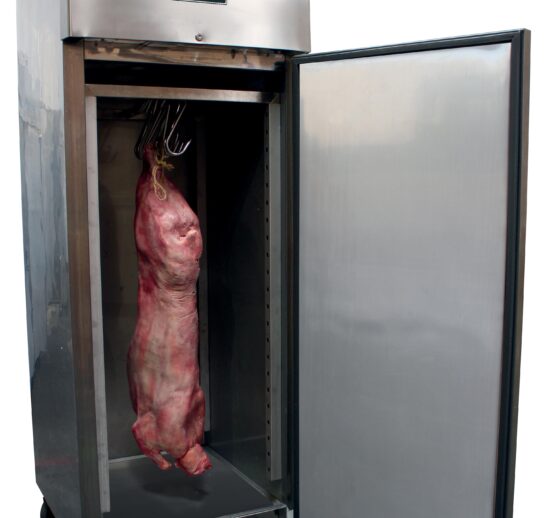 ARMOIRE REFRIGEREE INOX, 1 PORTE PLEINE 650 LITRES -2/+8°C, FROID VENTILE, 1 STRUCTURE INOX