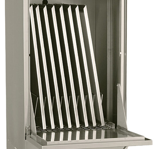 LAVE-BATTERIE COMMANDES ELECTRONIQUES 4 PROGRAMMES (2/4/6/8 MIN), PANIER 550X665 MM,