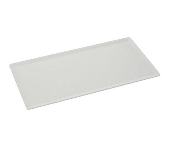 PLAT DE PRESENTATION PATISSERIE BLANC SMOKE PLEXI