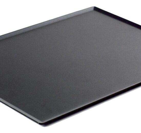 PLAT DE PRESENTATION PATISSERIE NOIR SMOKE PLEXI