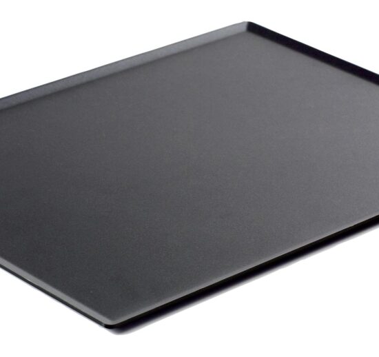 PLAT DE PRESENTATION PATISSERIE NOIR SMOKE PLEXI