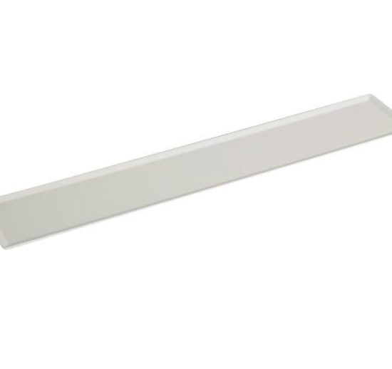 PLAT DE PRESENTATION PATISSERIE BLANC SMOKE PLEXI