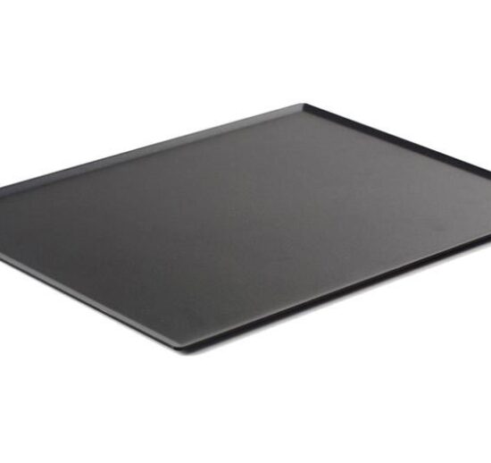 PLAT DE PRESENTATION PATISSERIE NOIR SMOKE PLEXI