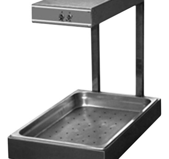 CHAUFFE-FRITES INFRAROUGE, BAC GN1/1-65 CONSTRUCTION TOUT INOX