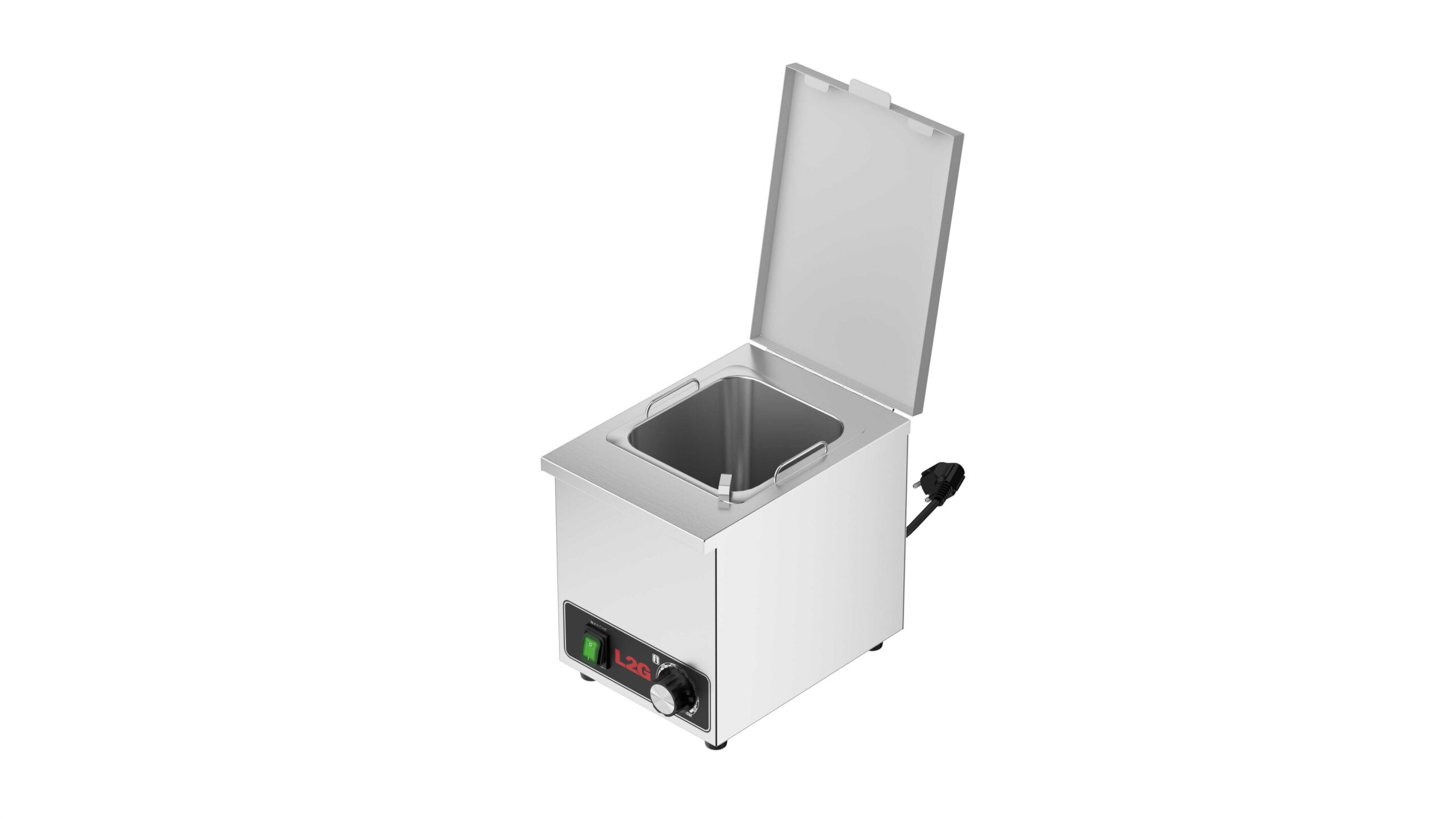 BAIN-MARIE A SAUCE ELECTRIQUE 1 BAC GN1/6-200 REGLAGE JUSQU'A 85°C, AVEC 1 BAC GASTRO GN1/6