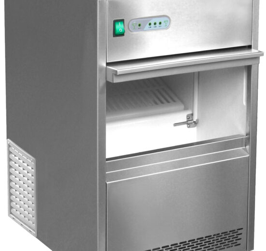 MACHINE A GLACONS CREUX, CAP. 26 KG/24H AVEC RESERVE DE 6 KG, GAZ R600A