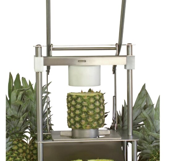 MACHINE MANUELLE A PELER ET ETROGNER L'ANANAS AVEC ACCESSOIRE D.89MM, A POSER SUR TABLE