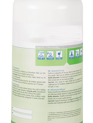 PACK INSTALLATION TETE + CARTOUCHE TRAITEMENT DEMINERALISATION TOTALE LAVE VAISSELLE