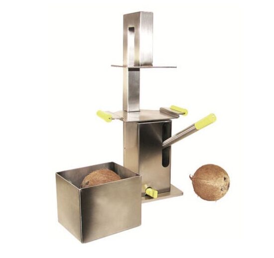 BRISEUR DE NOIX DE COCO INOX, AVEC VERIN HYDRAULIQUE