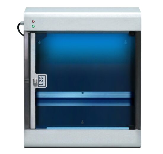 ARMOIRE DE STERILISATION TOIT PENTE SANS MINUTERIE CAP.20 COUTEAUX, AVEC SUPPORT AIMANT
