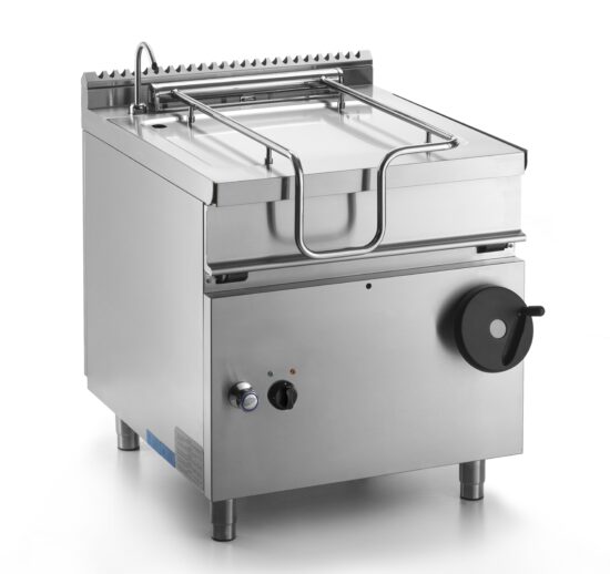 SAUTEUSE ELECTRIQUE MANUELLE INOX 304, CUVE DE 50L THERMOSTAT 300°C