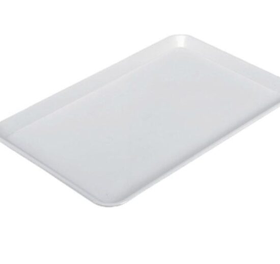 PLATEAU ABS 360X240 MM BLANC