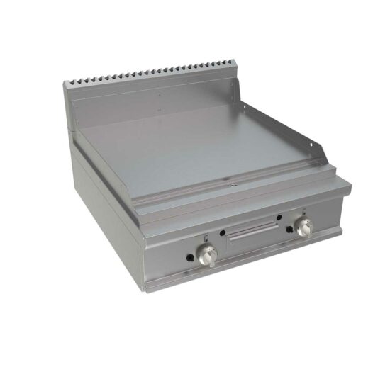 FRY-TOP GAZ LISSE A POSER ZONE DE CUISSON 800X730 MM