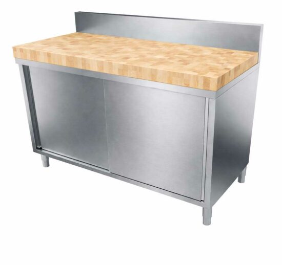 MEUBLE BILLOT BOIS EP.100MM,2P.COULISSANTES DESSUS AVEC CADRE POUR 2 BILLOTS 598X648X100 MM
