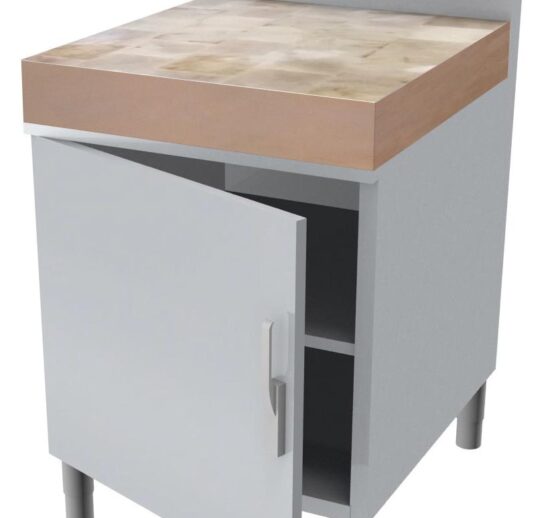 MEUBLE BILLOT BOIS EP.100MM,2P.BATTANTES DESSUS AVEC CADRE POUR 2 BILLOTS 598X548X100 MM
