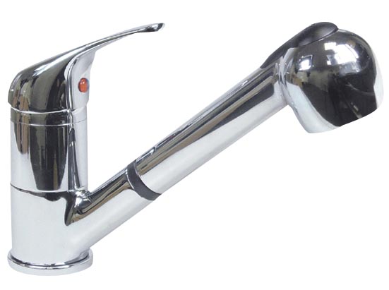 DOUCHETTE EXTRACTIBLE, LEVIER COURT, FLEXIBLE 1300 MM