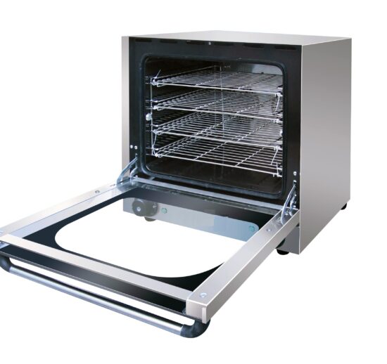 FOUR ELECTRIQUE A CONVECTION 4 NIVEAUX 345X315 MM INTERIEUR EMAILLE, TIMER 120 MIN, ECLAIRAGE