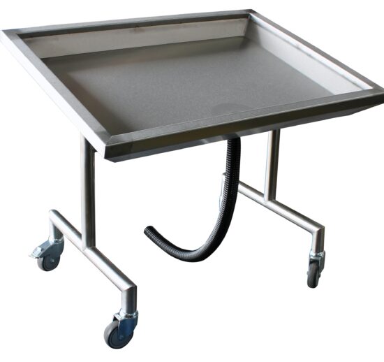 MODULE BASCULANT, PLATEAU 1100X800 MM AVEC BRAS ARTICULE ET GOUPILLE DE SECURITE AVEC CHAINETTE,