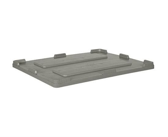 COUVERCLE POUR BACS A GLACE REF CPP330 ET CPP470 EN POLYETHYLENE COULEUR GRISE